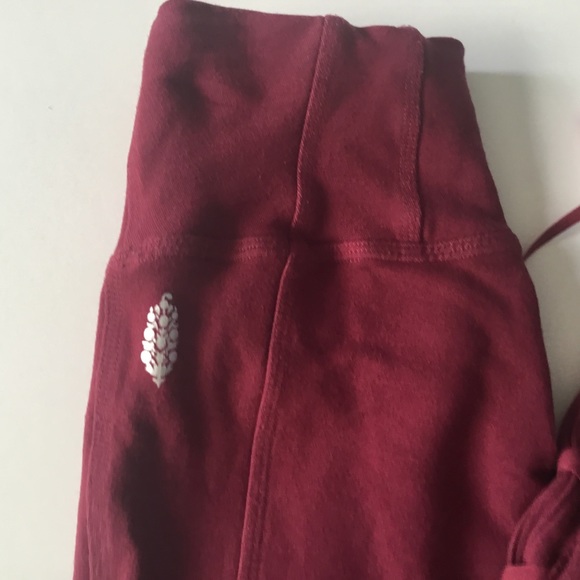 Free People Movement XS Pixi Lace Up Leggings High Rise EUC - Picture 7 of 15